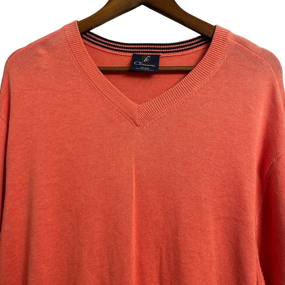 Cleveland Classics V Neck Sweater Long Sleeve Golf Sweater Men’s XXL Cotton - Picture 2 of 6